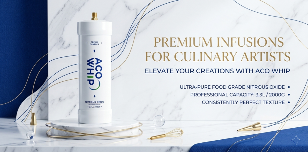 ACO WHIP 3.3L Cream Charger for professional kitchens