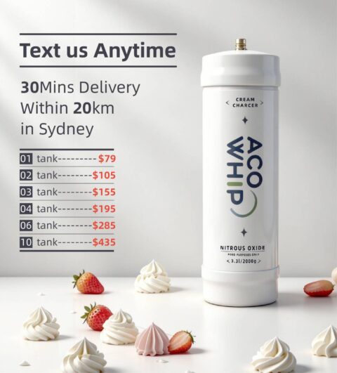 ACO WHIP 3.3L Premium Cream Charger | 24/7 Fast Delivery Sydney