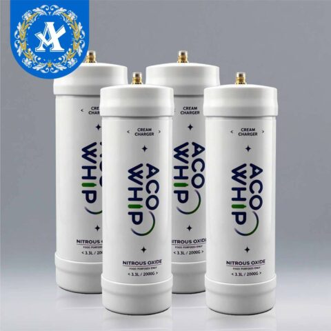 4× 3.3L N₂O Cream Charger Tanks